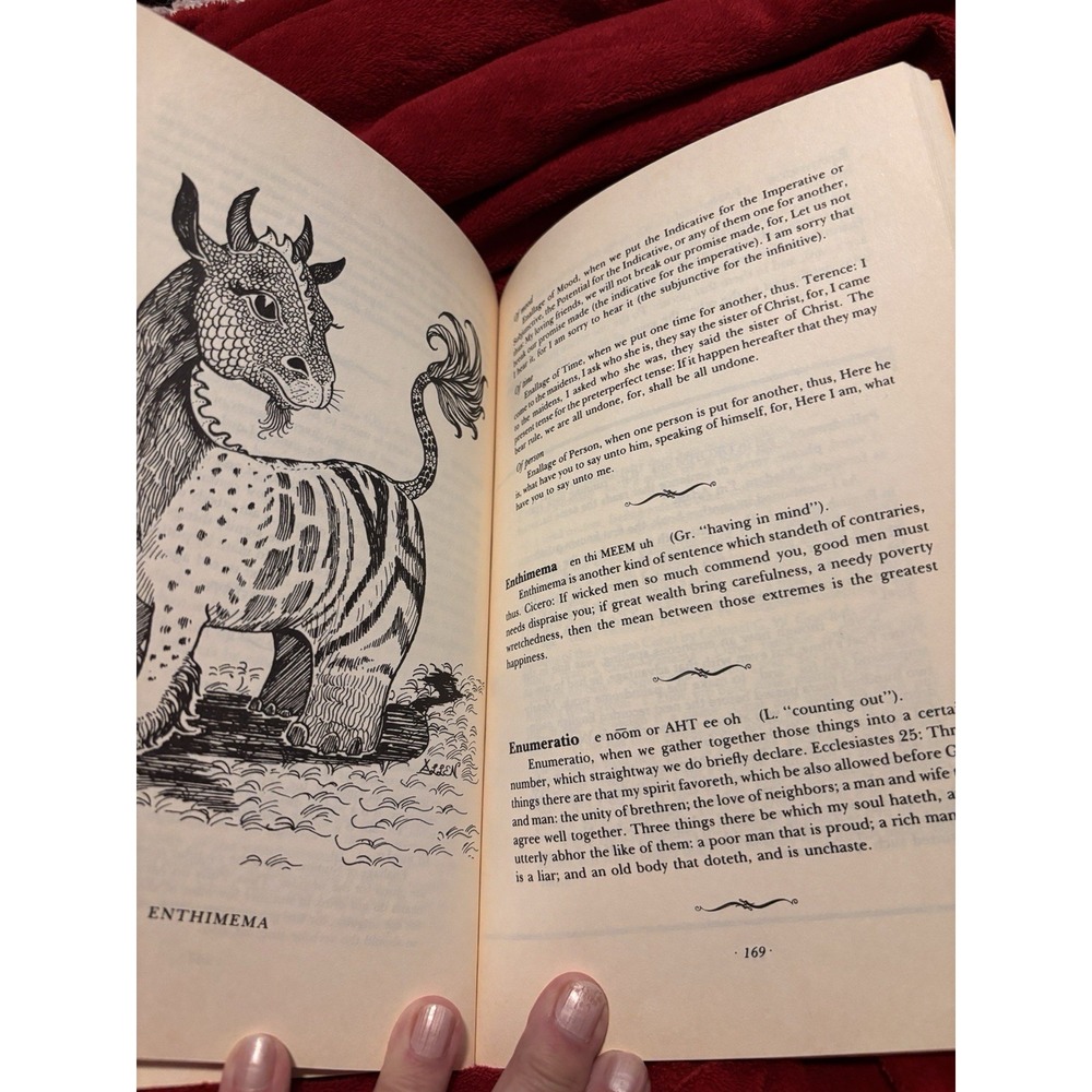 Garden Of Eloquent A Rhetoric Bestiary William R. Espy 1st Edition Print Signed - Picture 11 of 13